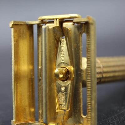 Vintage Gold Gillette Aristocrat Safety Razor