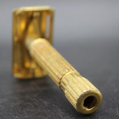 Vintage Gold Gillette Aristocrat Safety Razor