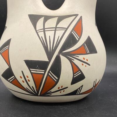 Native American Acoma Pueblo New Mexico Pottery Wedding Vase