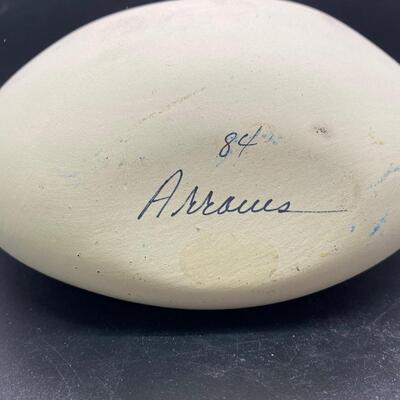 Vintage Early 1980s Southwestern Pottery Canteen Artist Signed