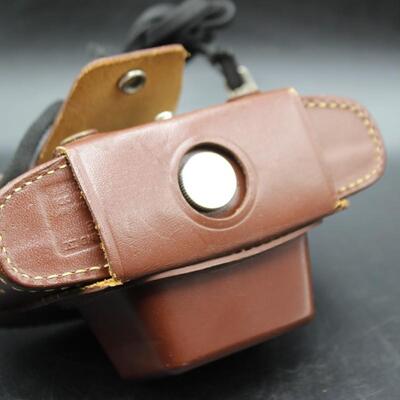 Vintage Kodak Pony IV Camera 35mm with Leather Case & Exposure Cards