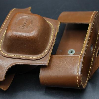 Vintage Kodak Pony 135 Film Camera Flash 200 Shutter with Leather Case