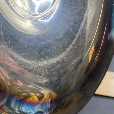 Vintage Antique Rogers & Bro Silver Plate Gravy Sauce Boat with Attached Drip Plate