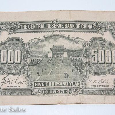 1944 CENTRAL BANK OF CHINA - 10,000 YUAN