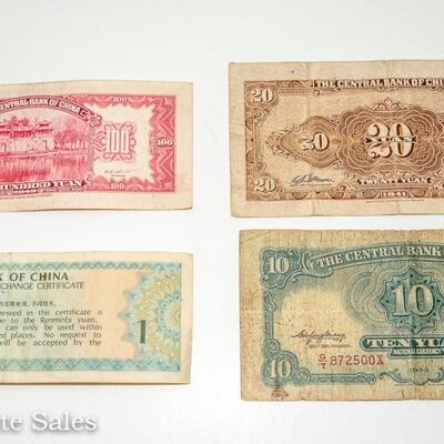 4 - CENTRAL BANK OF CHINA - VARIOUS YUAN