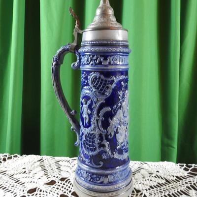 15" Vintage German Stein