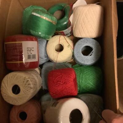 Sewing Lot - 3 Boxes of Yarn