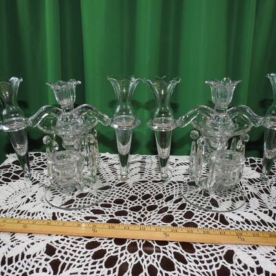 Pair of Cambridge Epergne