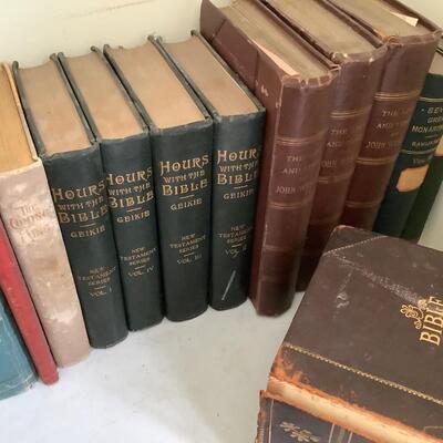 Antique Religious Book Lot 100 Books