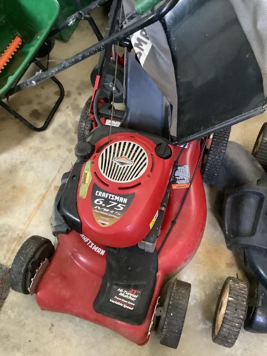 Craftsman 6.75 MRS 21” Mulcher Lawn Mower | EstateSales.org