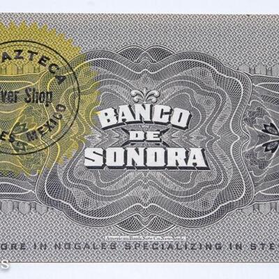 3 - EL BANCO DE SONORA - CINCO PESOS