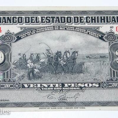 EL BANCO DEL ESTADO DE CHIHUAHUA - 20 PESO NOTE