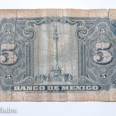 3 - BANCO DE MEXICO - CINCO (5) PESO NOTES