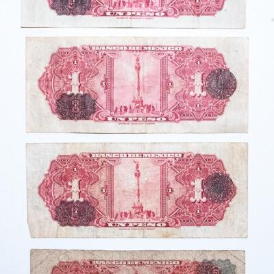 4 - BANCO DE MEXICO  - UNO (1) PESO NOTES