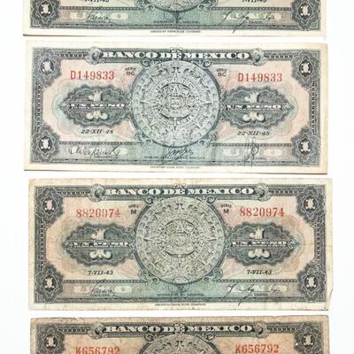 4 - BANCO DE MEXICO  - UNO (1) PESO NOTES