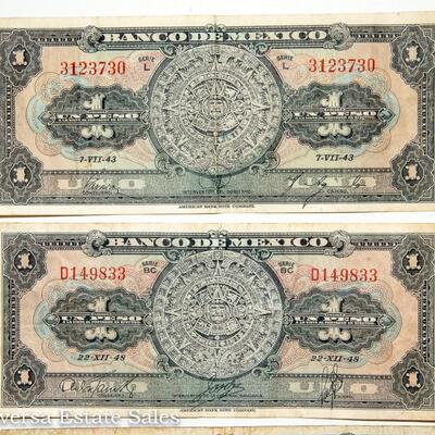 4 - BANCO DE MEXICO  - UNO (1) PESO NOTES