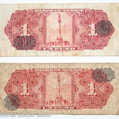 4 - BANCO DE MEXICO  - UNO (1) PESO NOTES
