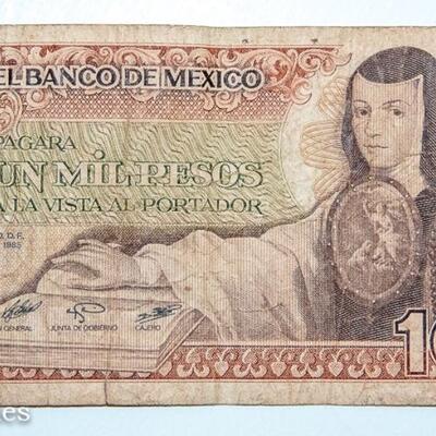 3 - EL BANCO DE MEXICO - UN MIL (1000) PESO NOTES