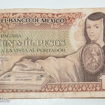 3 - EL BANCO DE MEXICO - UN MIL (1000) PESO NOTES