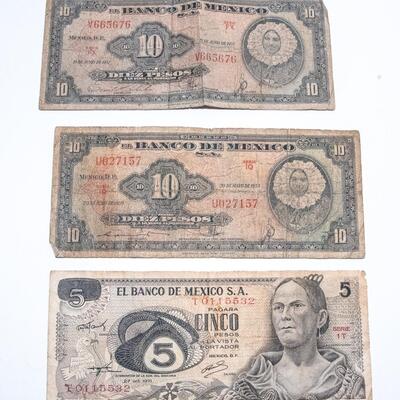 3 - BANCO DE MEXICO - DIEZ (10) PESO NOTES