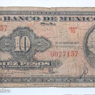 3 - BANCO DE MEXICO - DIEZ (10) PESO NOTES