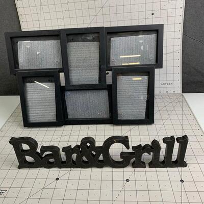 #181 Bar & Grill with Photo Frame Piece