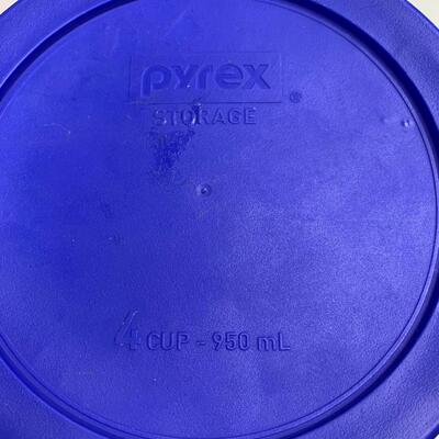 #188 Pyrex Glass Storage Bowls with Lids
