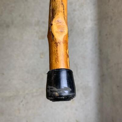 #229 Hand Carved Walking Cane