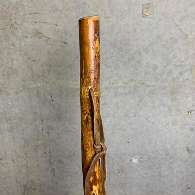 #229 Hand Carved Walking Cane