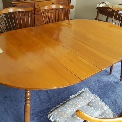 Solid Wood Dining Table + 6 chairs
