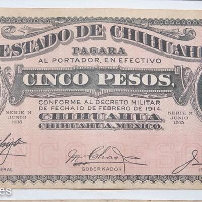 3 - ESTADO DE CHIHUAHUA PESO NOTES