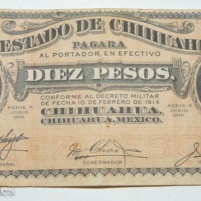 3 - ESTADO DE CHIHUAHUA PESO NOTES