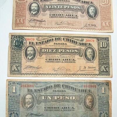 3 - EL ESTADO DE CHIHUAHUA PESO NOTES