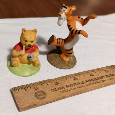 Winnie the Pooh and Tigger Figurines