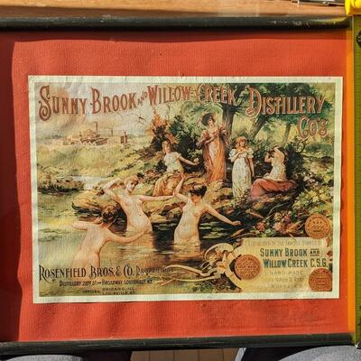 Vintage Sunny Brook and Willow Creek Distillery Co's Poster
