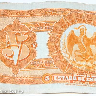 EL BANCO DEL ESTADO DE CHIHUAHUA - CINCO (5) PESOS