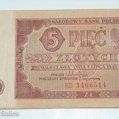 BANK NOTE MIX - UKRAINE - CZECH - POLAND - BULGARIA