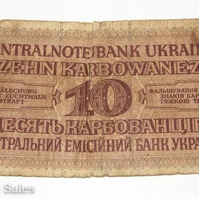 BANK NOTE MIX - UKRAINE - CZECH - POLAND - BULGARIA