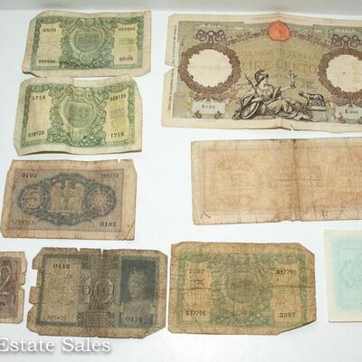 9 PIECES - ITALY LIRA MIX