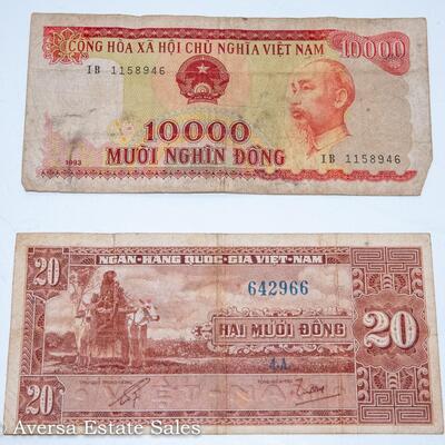 8 VIETNAM DONG BANK NOTES
