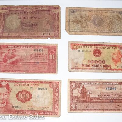 8 VIETNAM DONG BANK NOTES