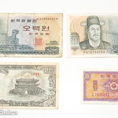 4 - BANK OF KOREA - BANK NOTES
