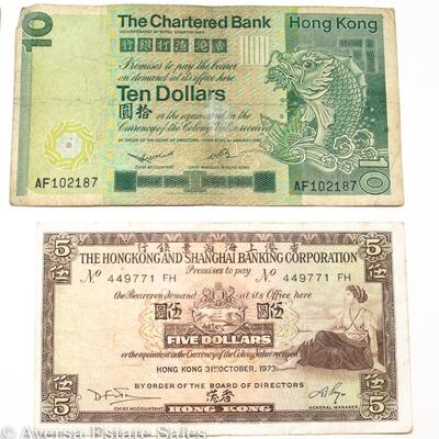 6 - HONG KONG DOLLARS - VARIOUS AMOUNTS