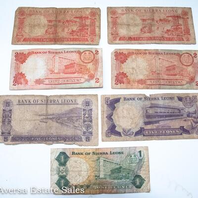 7 - BANK OF SIERRA LEONES BANK NOTES