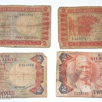 7 - BANK OF SIERRA LEONES BANK NOTES