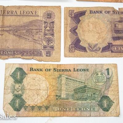7 - BANK OF SIERRA LEONES BANK NOTES