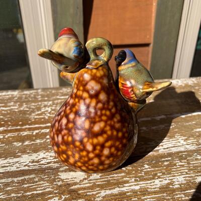 Colorful Ceramic Bird Feeders