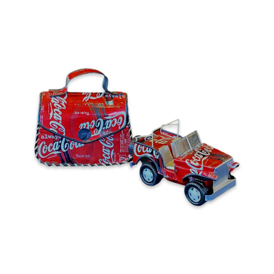 Made From Coca~Cola Cans ~ Car & Purse