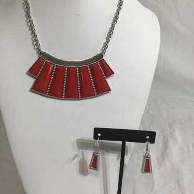 Costume Necklace and Earrings
