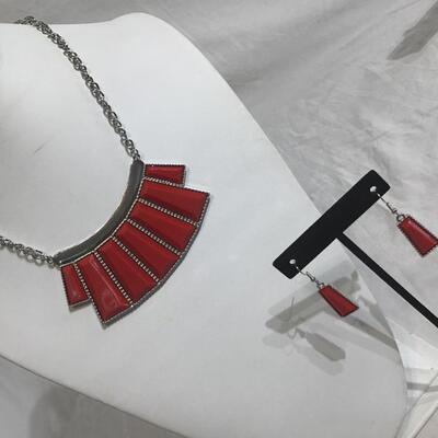 Costume Necklace and Earrings